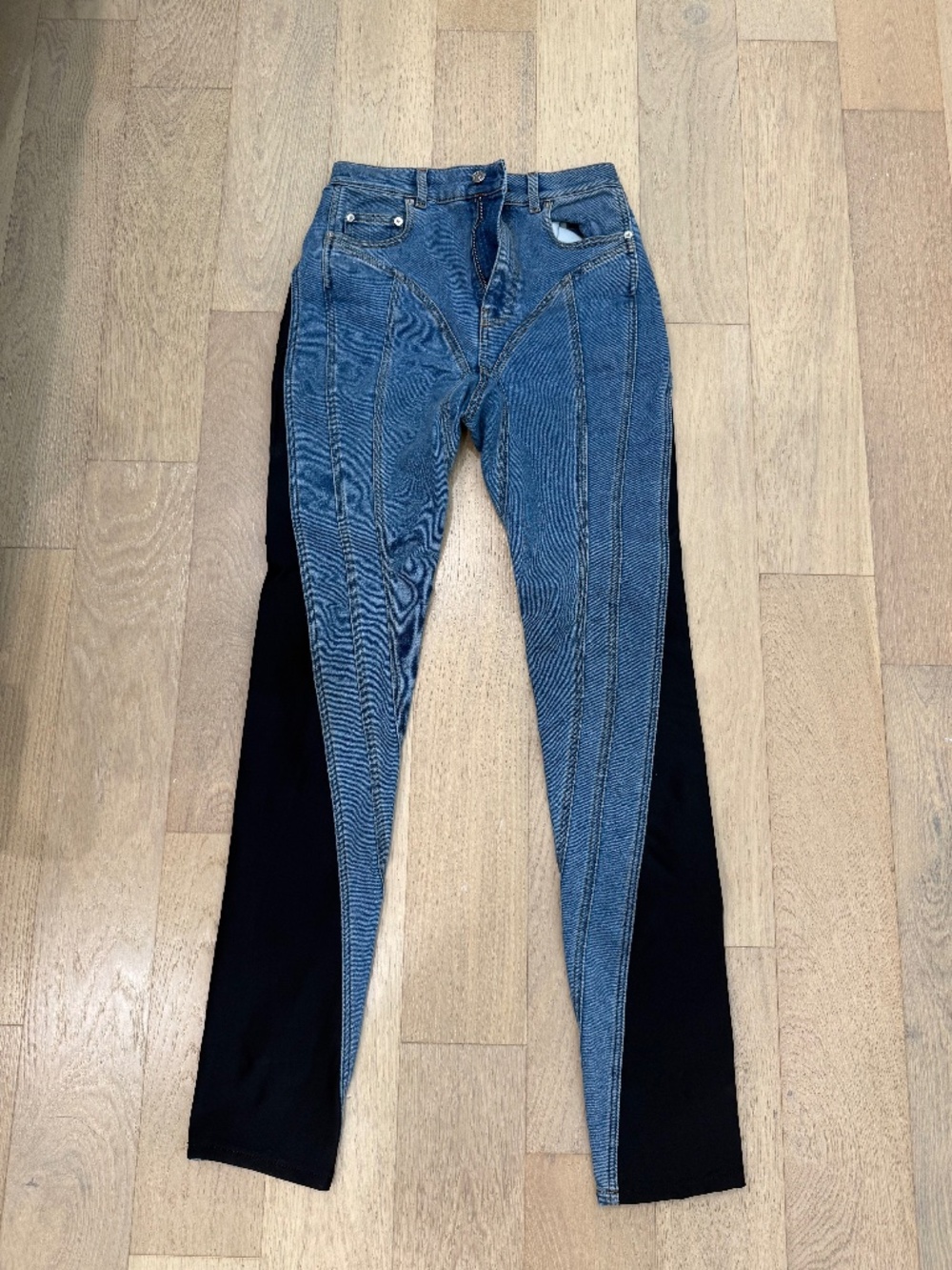 Mugler illusion panel jeans